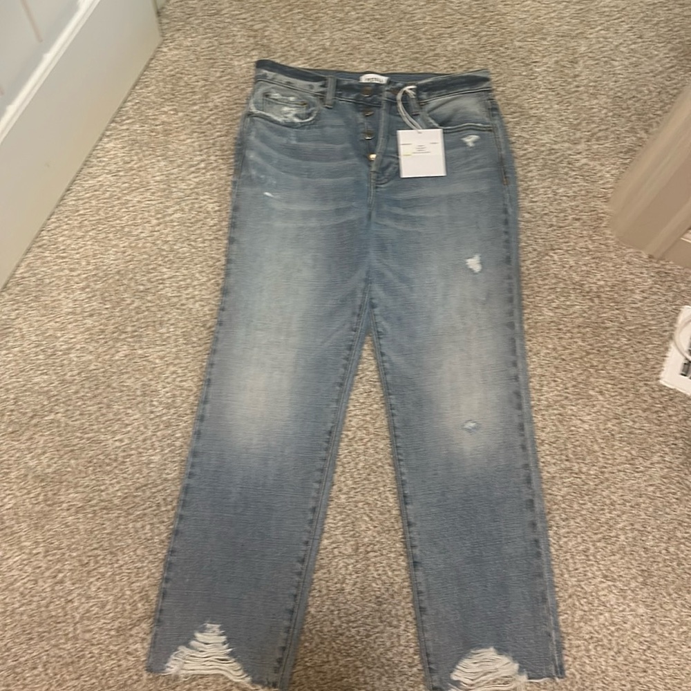Pistola Charlie High Rise Straight Denim